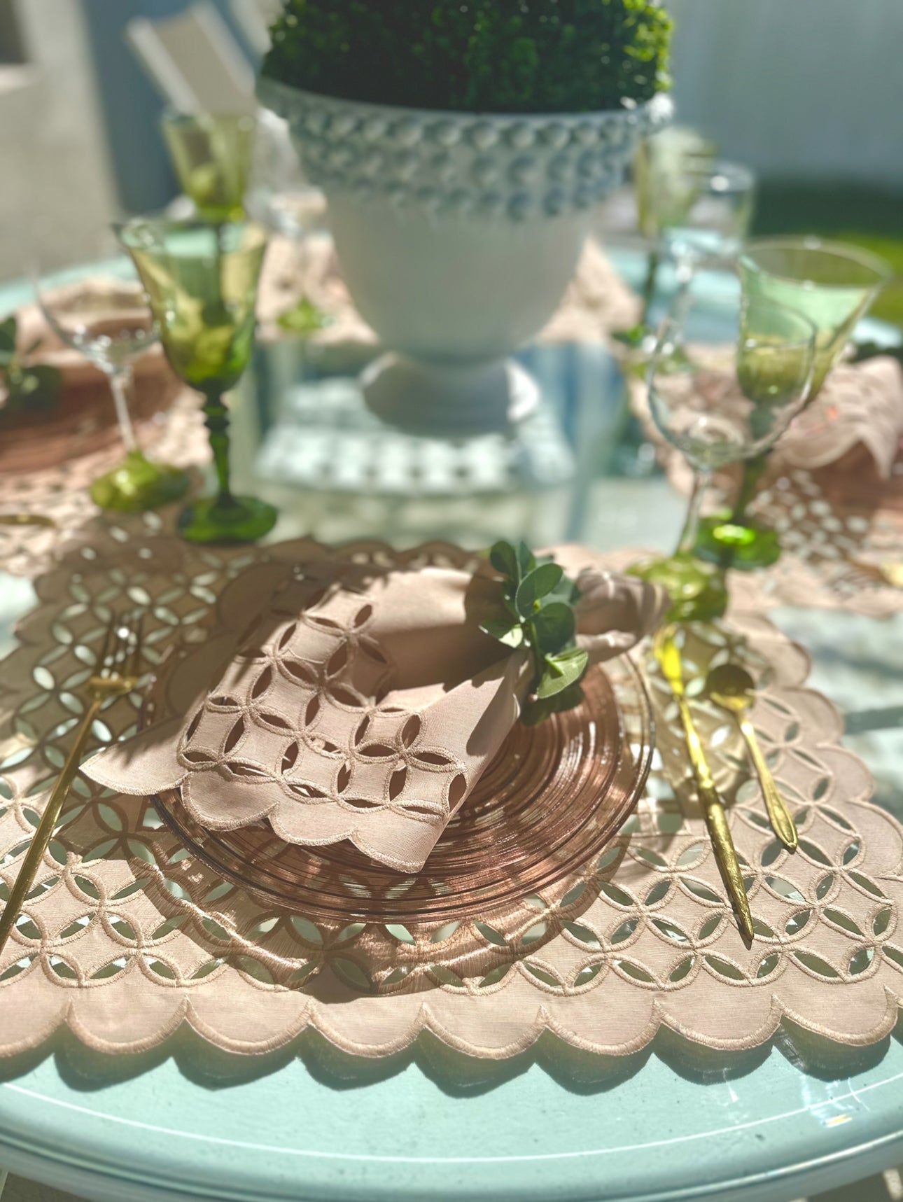 Placemats richelieu noble