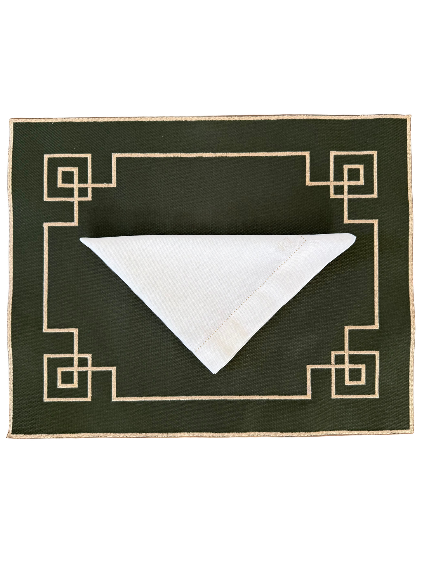 Placemets double-sided waterproof with square designer