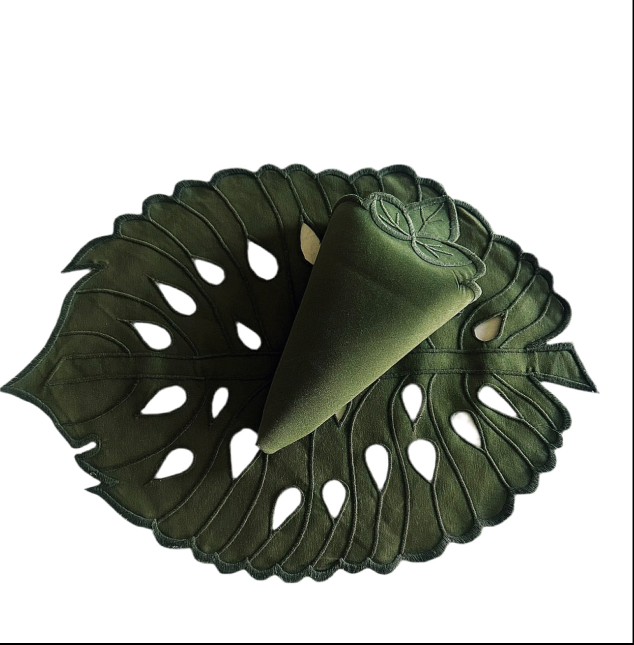 Placemats Big Sheet Green exclusive designer Revelation Table