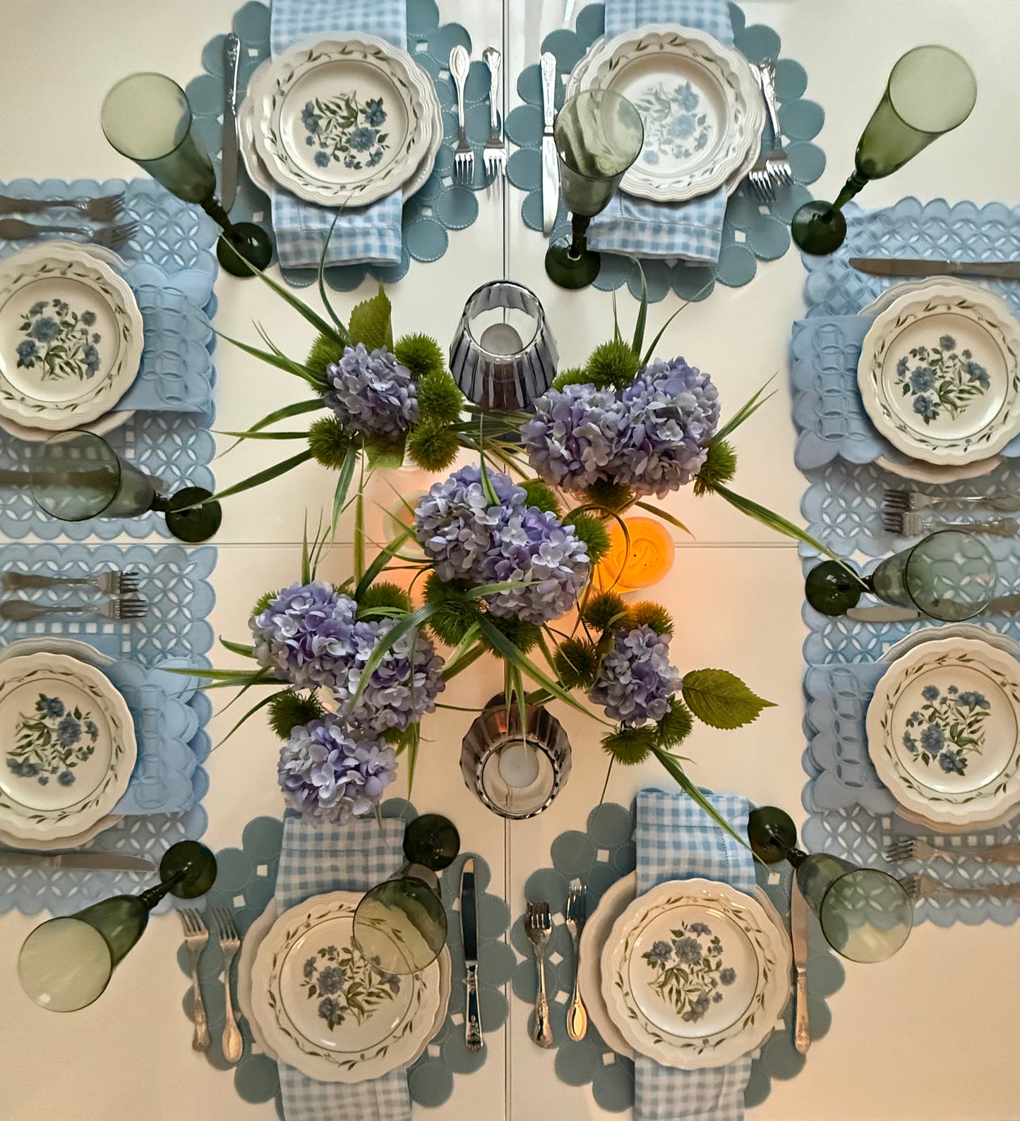 Placemats Blue-Sky with napkins