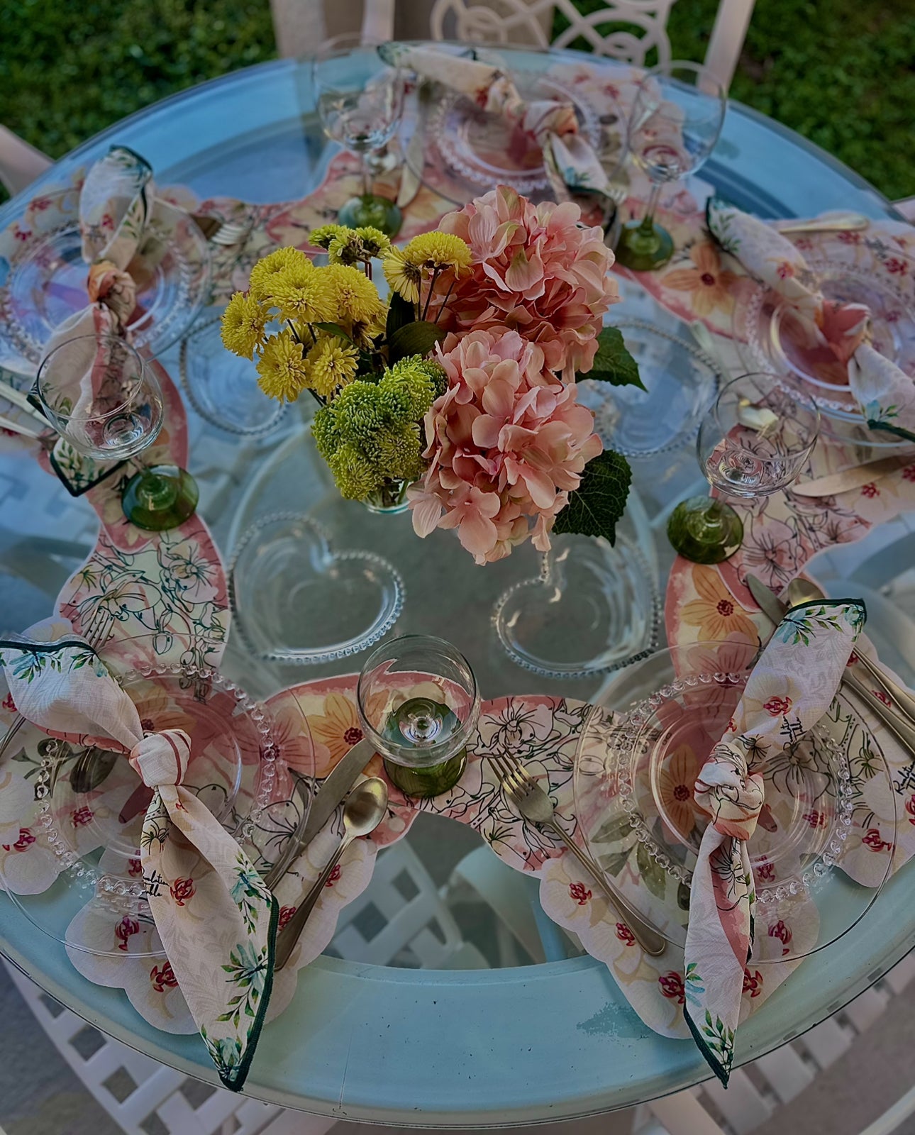 Placemats for floral Butterfly