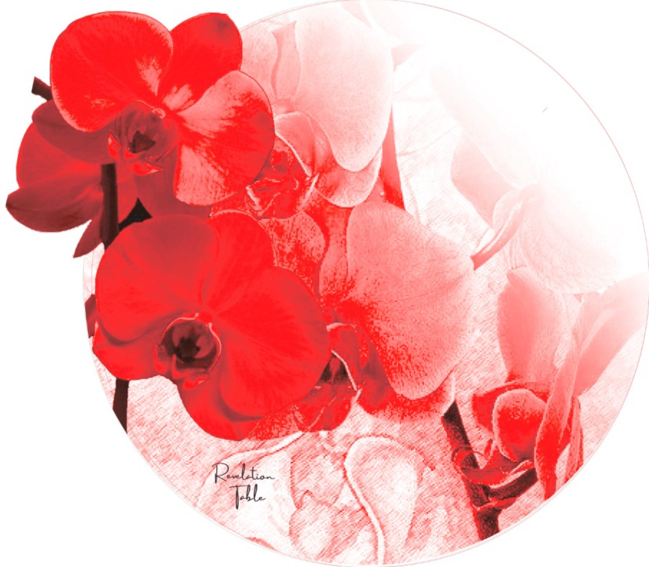 Placemats red orqued