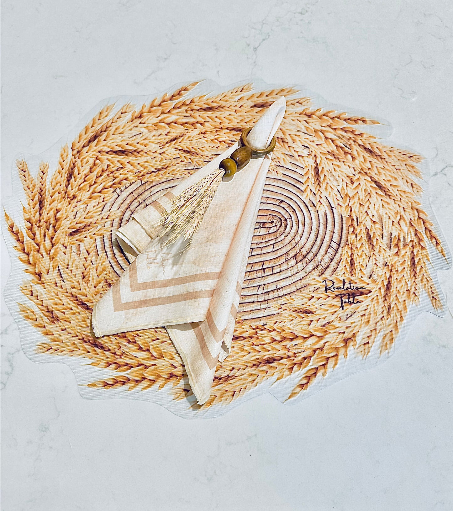 Placemats WHEAT Exclusive designer Revelation Table