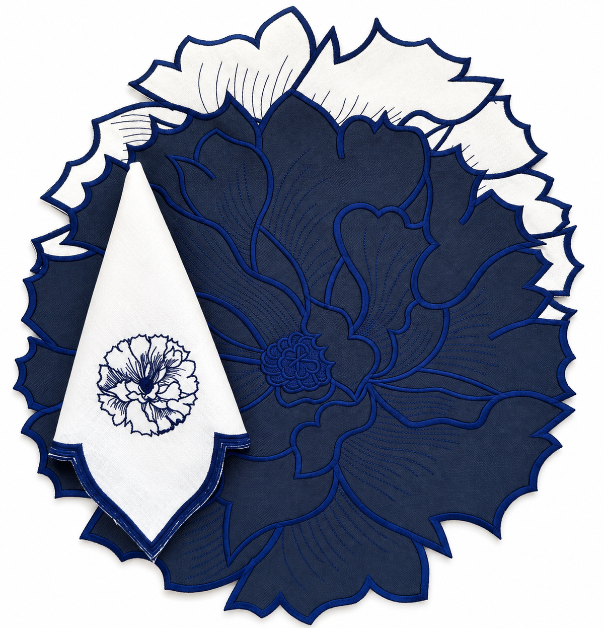 Placemat Double-sided flower Renata