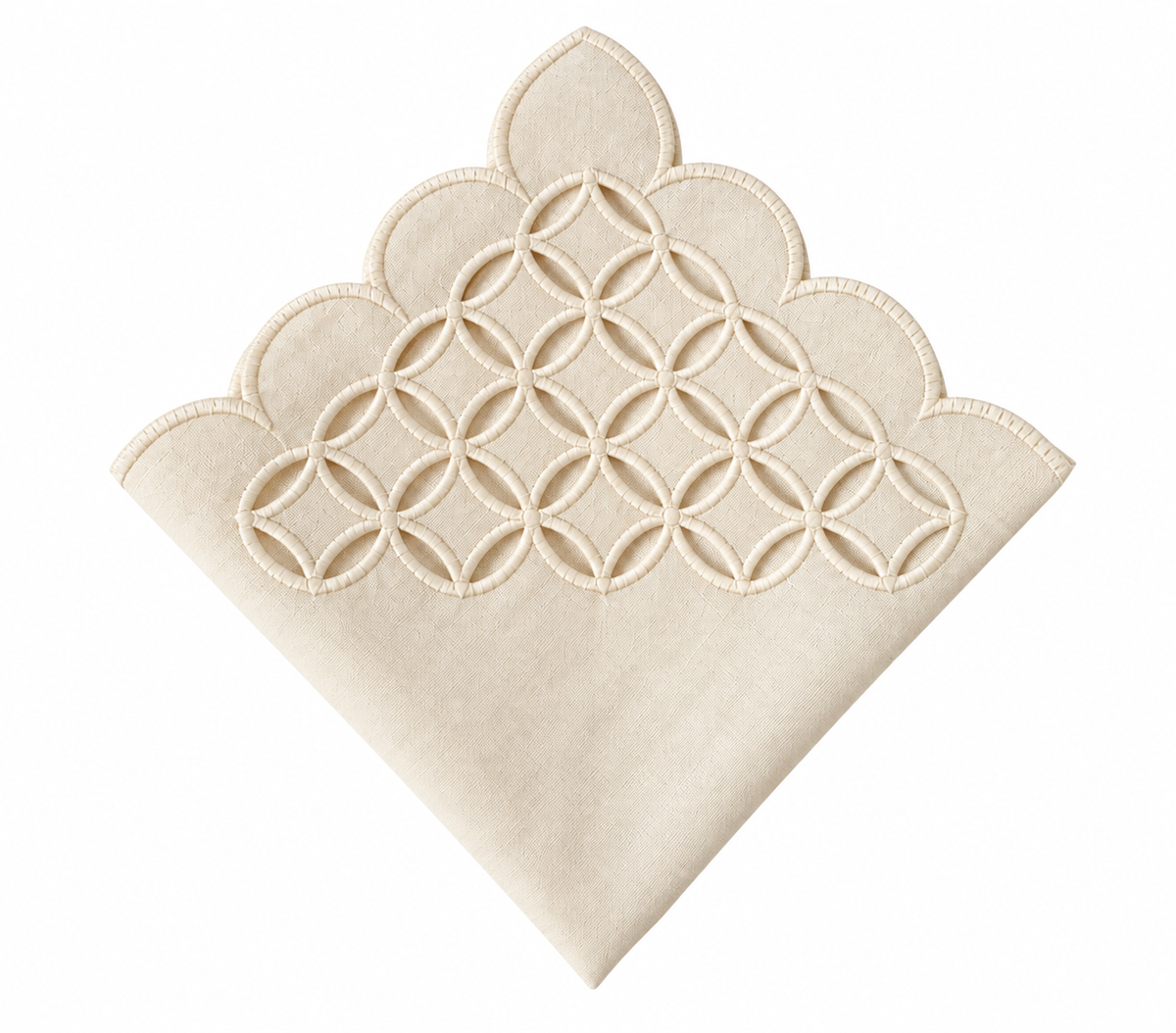 Richelieu Placemat noble Off White with napkin