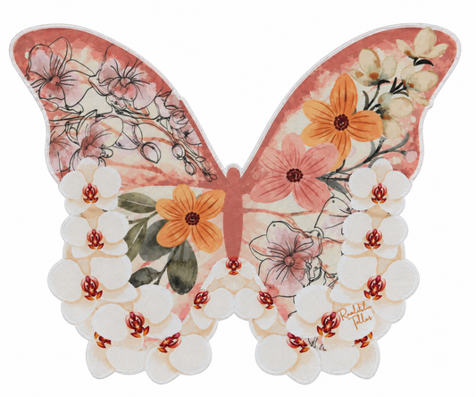 Placemats for floral Butterfly