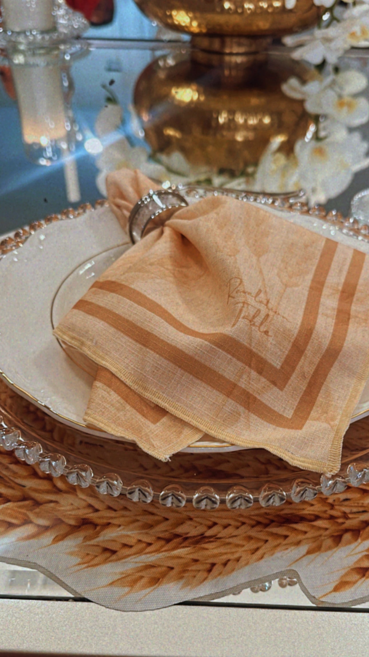 Placemats WHEAT Exclusive designer Revelation Table