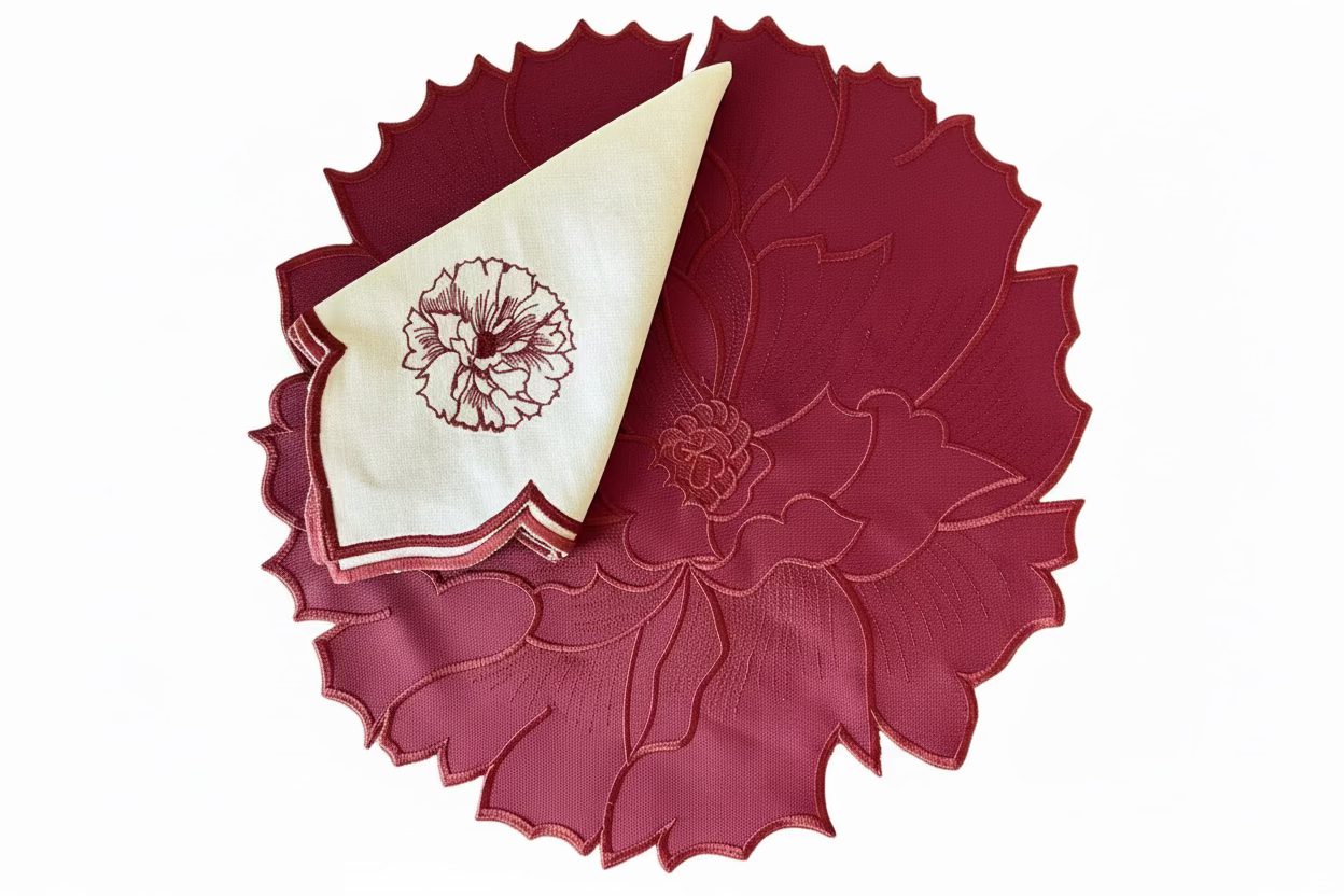 Placemats Double-sided flower Renata