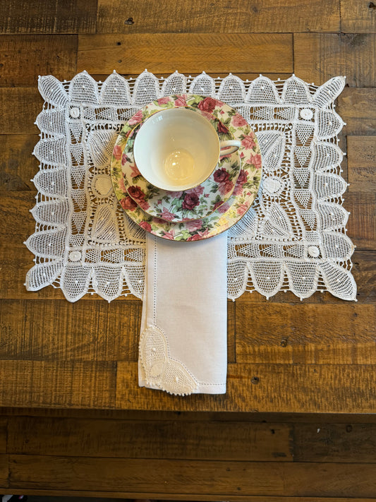 Placemats Renaissance White square